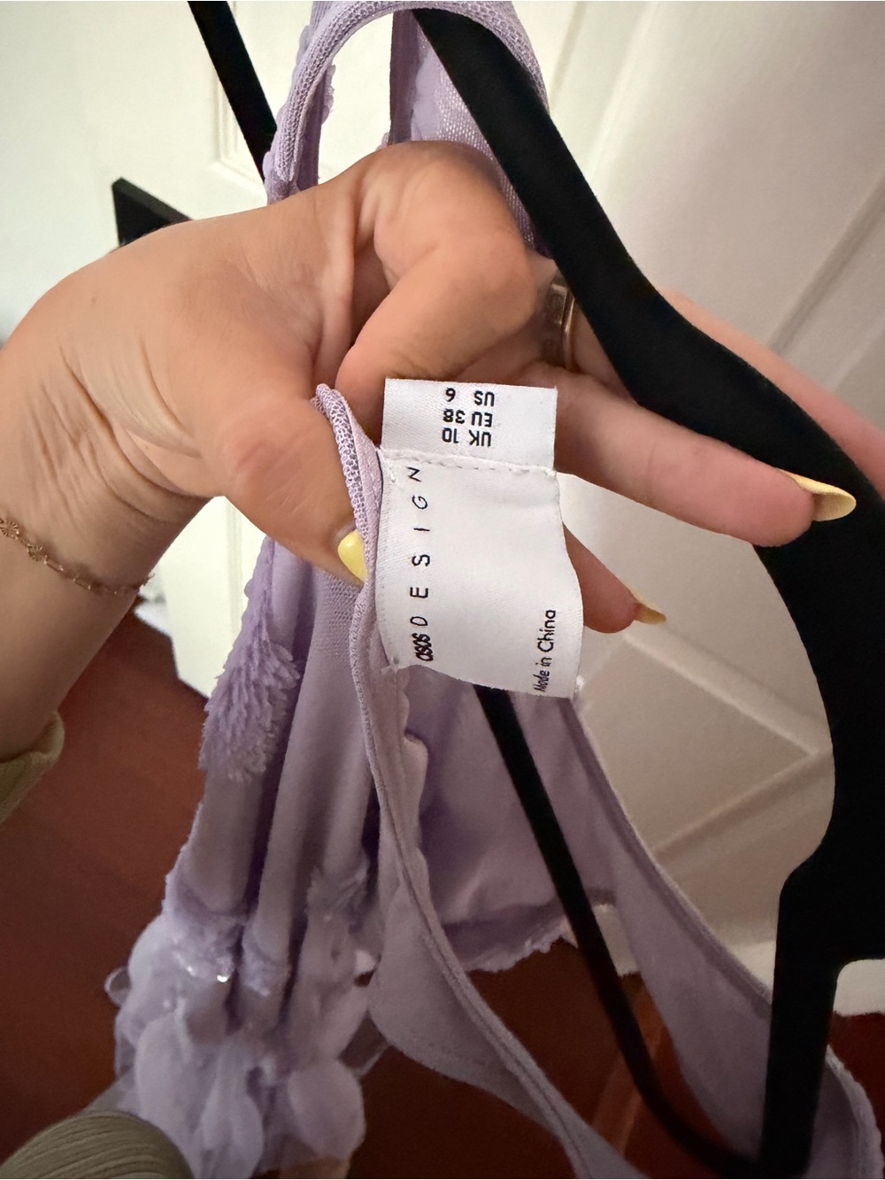 ASOS Lavender Sequin Polka Dot Mesh Maxi Dress - Women - Picture 5 of 6
